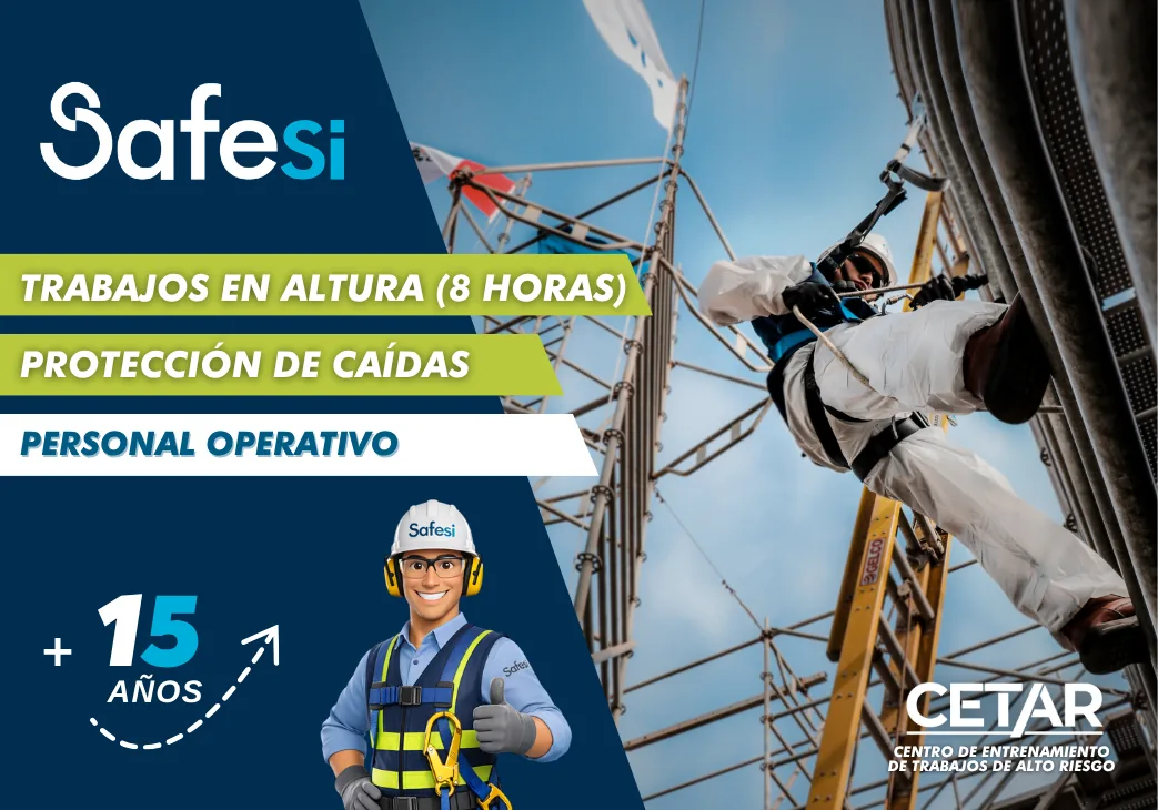 Curso de Trabajos en Altura de 8 horas de Safesi